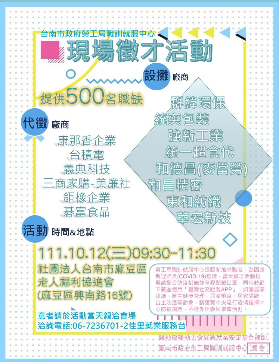 佳里就業服務台辦理「柚見幸福~徵的是您」圖片