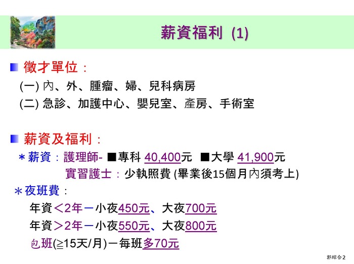 【就輔組】郭綜合醫院徵才訊息圖片