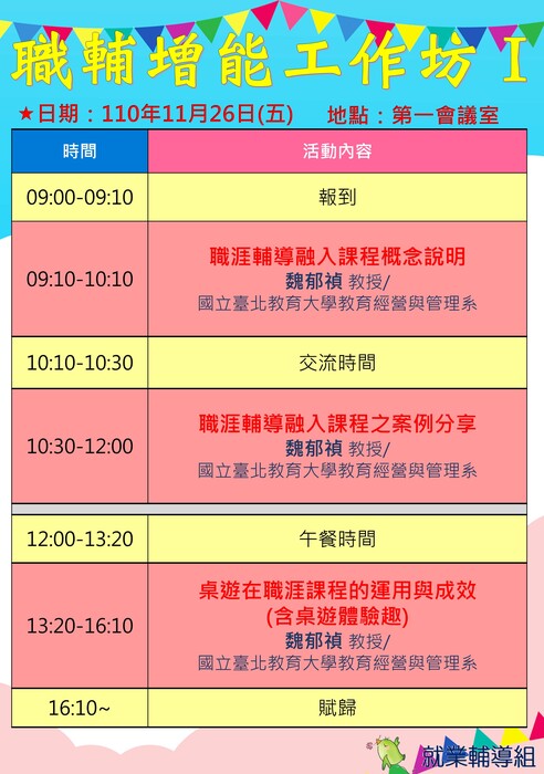職輔增能工作坊圖片
