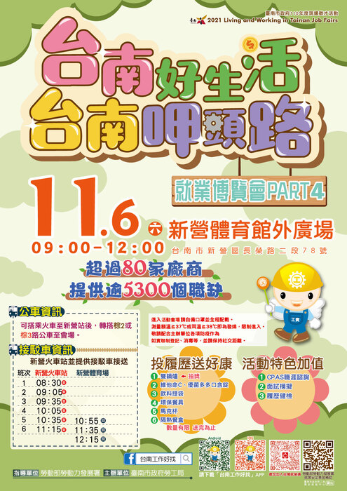 2021「台南好生活 台南呷頭路」Part4就業博覽會圖片