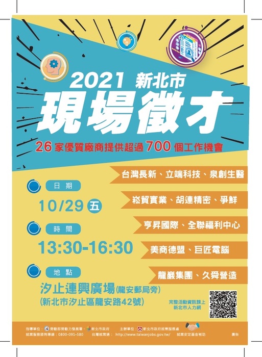 2021新北市現場徵才活動圖片