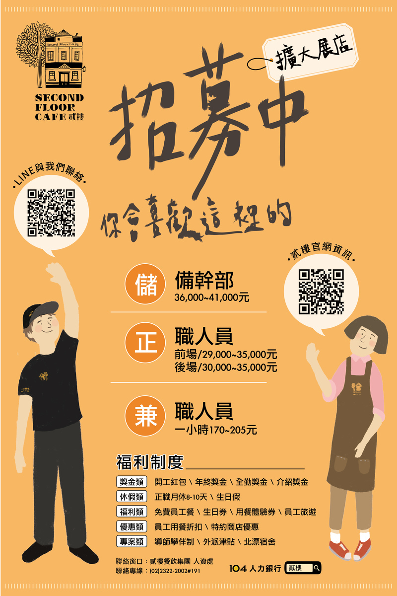 貳樓招募圖片