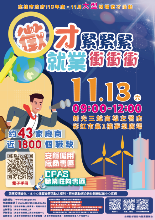 鳳山就業服務站現場大型徵才活動圖片