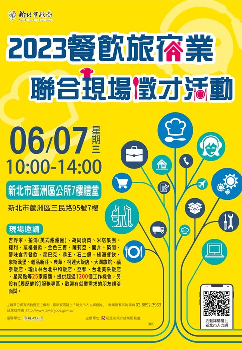 2023新北市餐飲旅宿業聯合現場徵才活動圖片