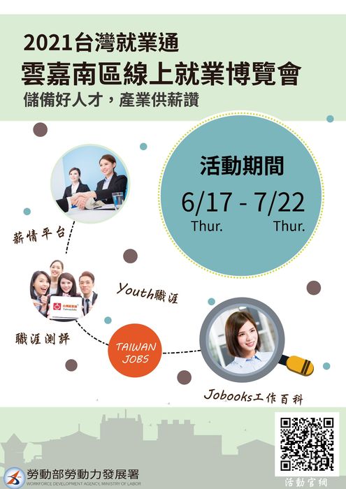 2021台灣就業通雲嘉南區線上就業博覽會圖片